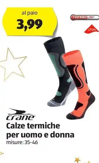 ALDI Calze termiche per uomo e donna offerta