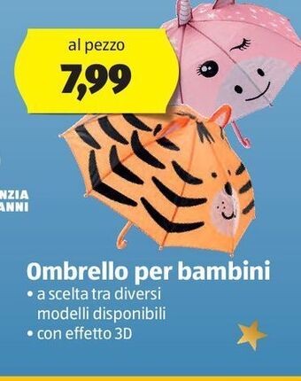 ALDI Ombrello per bambini offerta