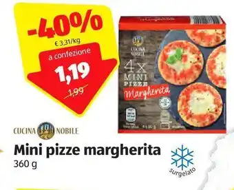 ALDI Mini pizze margherita offerta