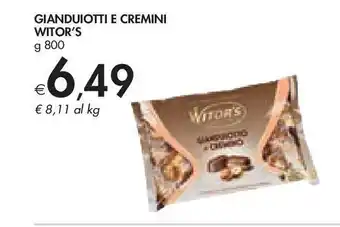 Bennet Gianduiotti e cremini witor's g 800 offerta