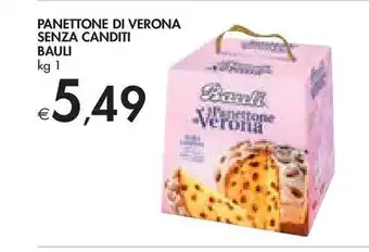 Bennet Panettone di verona senza canditi bauli 1 kg offerta