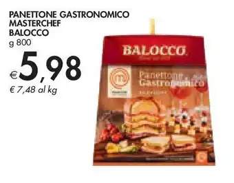 Bennet Panettone gastronomico masterchef balocco g 800 offerta