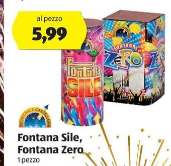 ALDI Fontana sile, fontana zero offerta