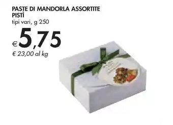 Bennet Paste di mandorla assortite pisti ripi vari g 250 offerta