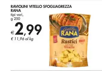 Bennet Raviolini vitello sfogliagrezza rana tipi vari g 250 offerta