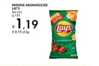 Patatine lay's aromatizzate tipi vari g 133