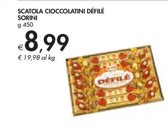 Bennet Scatola cioccolatini dèfilè sorini g 450 offerta