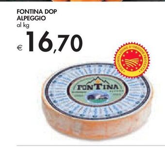 Bennet Fontina dop alpeggio offerta