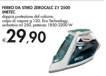 Bennet Ferro da stiro imetec zerocalc z1 2500 offerta