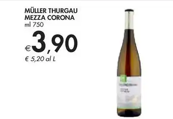 Bennet Muller thurgau lgt mezza corona ml 750 offerta