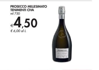 Bennet Prosecco millesimato tenimenti civa ml 750 offerta