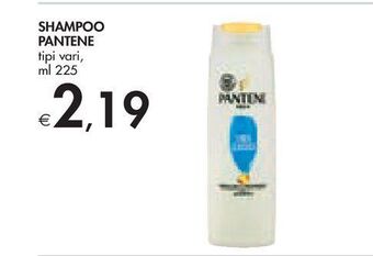 Bennet Shampoo pantene tipi vari ml 225 offerta