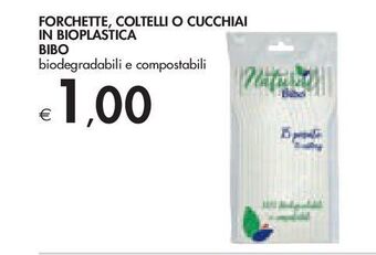 Bennet Forchette, coltelli o cucchiai in bioplastica bibo offerta
