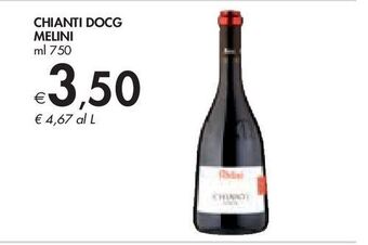 Bennet Chianti docg melini ml 750 offerta