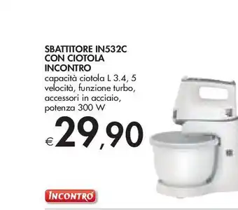 Bennet Sbattitore inc con ciotola incontro offerta
