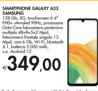 Bennet Smartphone samsung galaxy a33 offerta