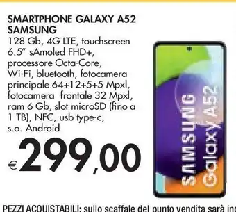 Smartphone samsung galaxy a52
