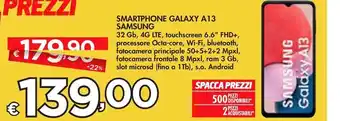 Bennet Smartphone samsung galaxy a13 offerta