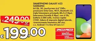 Bennet Smartphone samsung galaxy a22 offerta