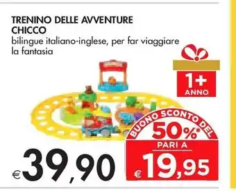 Bennet Trenino delle avventure chicco offerta