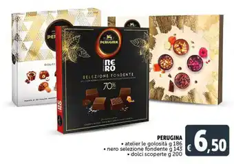 Deco Supermercati Perugina atelier le golosità g 186/nero selezione fondente g 143/dolci scoperte g 200 offerta