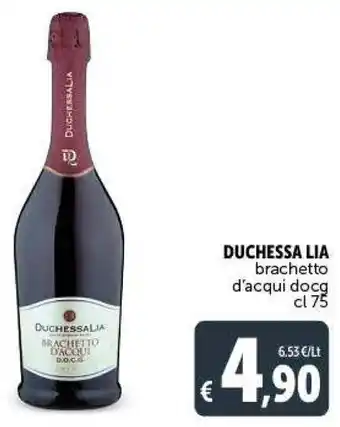 Deco Supermercati Duchessa Lia Brachetto D'Acqua D.O.C.G 75 cl offerta