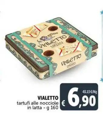 Deco Supermercati Vialetto tartufi alle nocciole in latta g 160 offerta