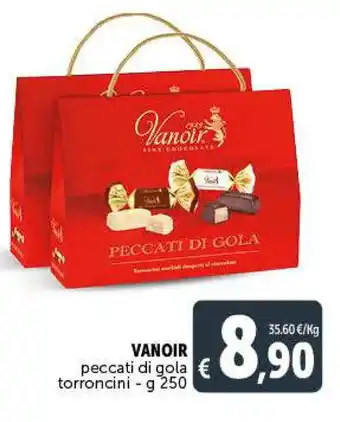 Deco Supermercati Vanoir Peccati Di Gola torroncini 250 g offerta