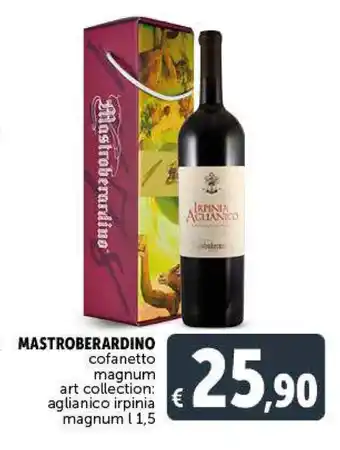 Deco Supermercati Mastroberadino cofanetto magnum art collection aglianico irpinia magnum 1,5 l offerta