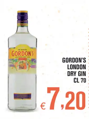 Adhoc Gordon's London Dry Gin 70cl offerta