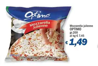 Ard Discount Optimo Mozzarella Julienne 200gr offerta