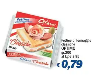 Ard Discount Optimo Fettine di formaggio classiche 200gr offerta