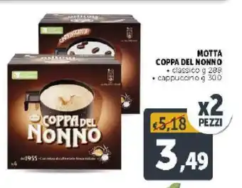 Deco Supermercati Motta Coppa del Nonno 288g e 300g offerta