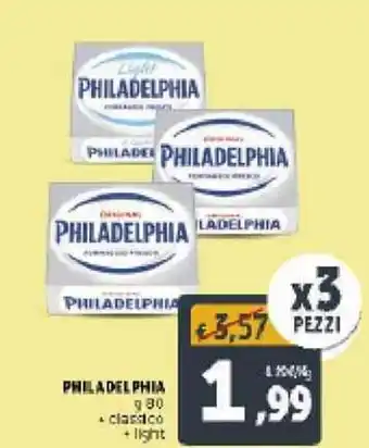 Deco Supermercati Philadelphia Classico o Light 80g offerta