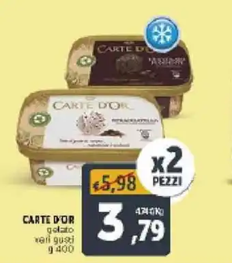 Deco Supermercati Carte D'Or Gelato vari gusti 400g offerta