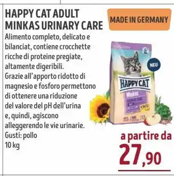 Happy cat adult minkas urinary care - a partire da