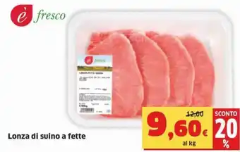 Ok Sigma Lonza di Suino a Fette offerta