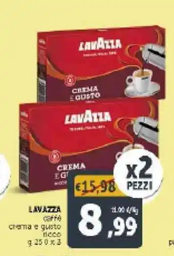 Deco Supermercati Lavazza Caffè Crema e Gusto 25g x 3 offerta