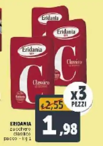Deco Supermercati Eridania Zucchero Classico 1kg offerta