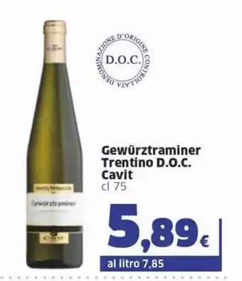 Cavit Gewürztraminer Trentino D.O.C. 75 cl.
