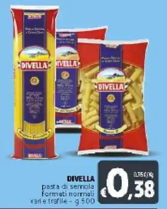 Deco Supermercati Divella Pasta di Semola Formati Normali 500g offerta