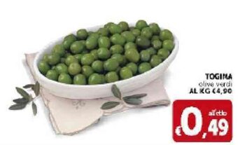 Deco Supermercati Togima Olive Verdi offerta