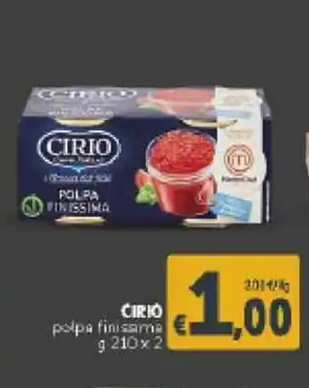 Deco Supermercati Cirio Palpa Finissima 210g x 2 offerta