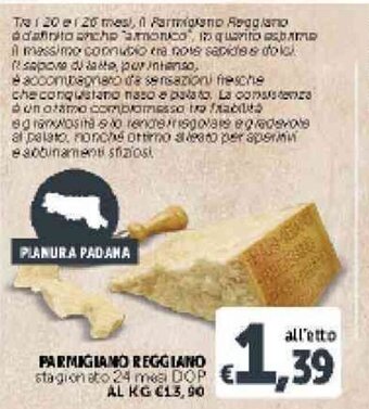 Deco Supermercati Parmigiano Reggiano Stagionato 24 mesi DOP offerta