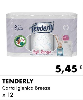 Iper Tosano Tenderly Carta igienica Breeze x 12 offerta