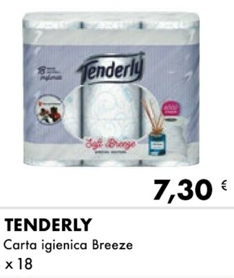 Iper Tosano Tenderly Carta igienica Breeze x 18 offerta
