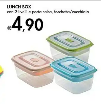 Bennet Lunch Box Con 2 Livelli E Porta Salsa offerta