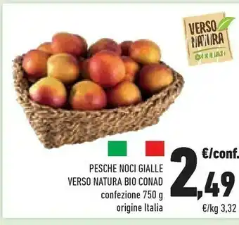Conad Conad Verso Natura Pesche Noci Gialle offerta