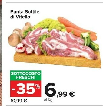 Carrefour Market Punta Sottile Di Vitello offerta
