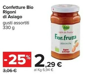 Rigoni Di Asiago Fior Di Frutta Albicocche 330 G(ml)